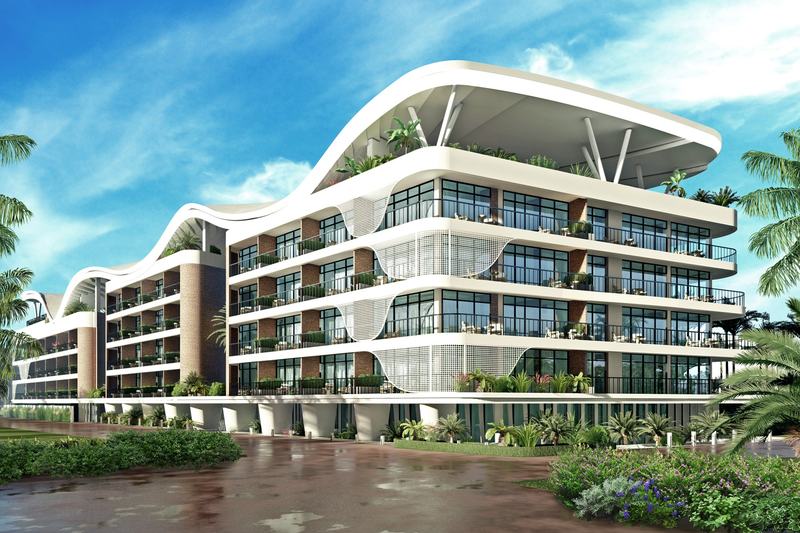 Anta Residence: корпус с волнообразной кровлей