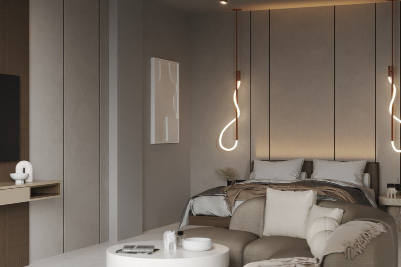 Elysium eco-city · Апартаменты 2BR: спальня апартаментов
