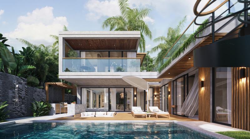 EVERY Bali · Вилла L 3BR: двухэтажная вилла с бассейном, рендер