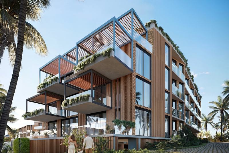 EVERY Bali · Апарт S 1BR: корпус апартаментов с террасами