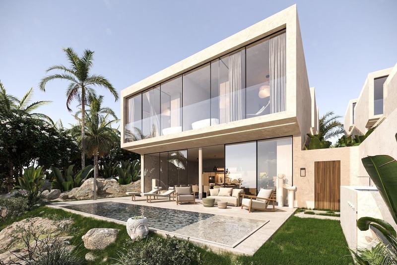 Rise Villas · Unit #4: фасад виллы с бассейном