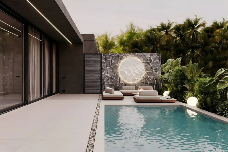 SECRET by INSHI · Villa 2BR: терраса у бассейна виллы