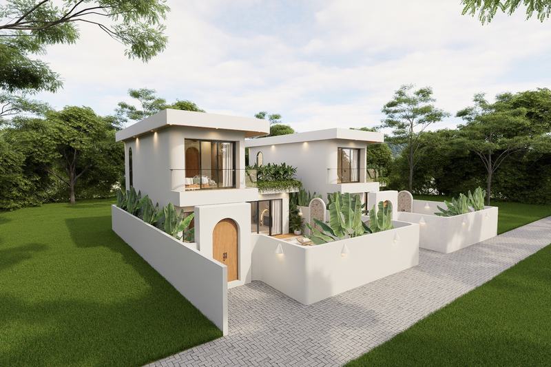 White Sand Villas: вилла со стороны сада