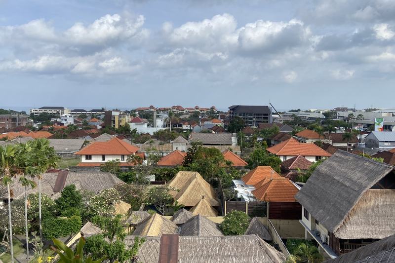 Крыши вилл и домов Seminyak с высоты